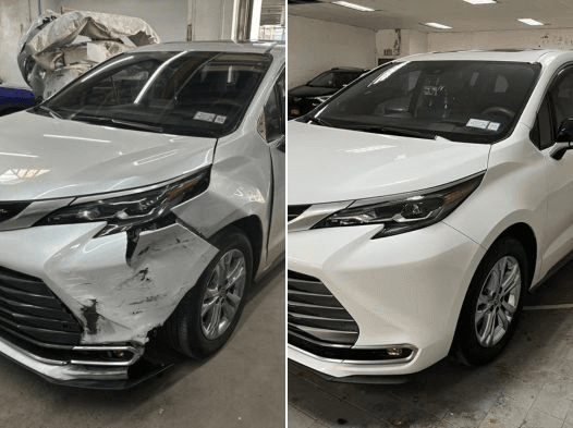 Bumper repair & paint