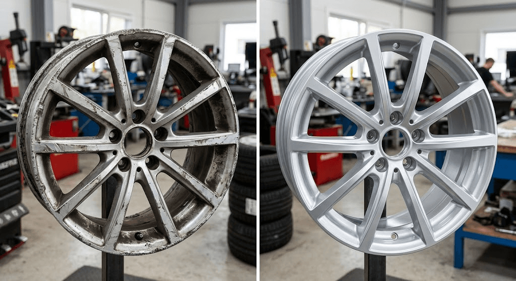 Alloy wheel repair