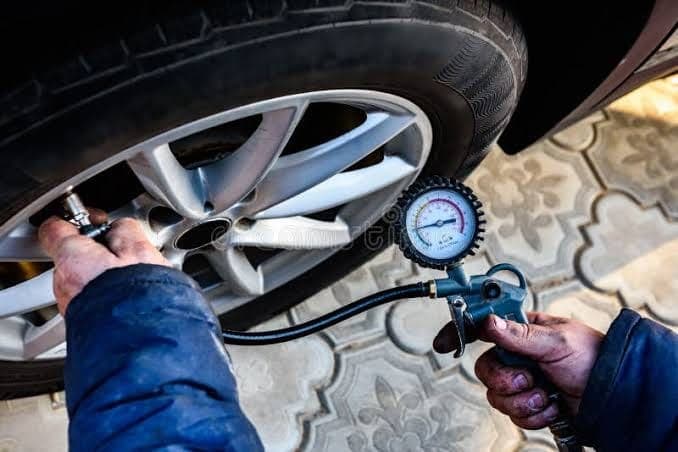 Tyre pressure check